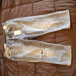 Judy Blue mid rise skinny fit capris